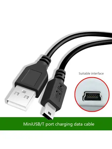 Mini USB Cable Male to Mini-B 5pin Male Fast Data Charge Cable for MP3 Player Garmin Nuvi GPS Dash Cam Hard Drive PS3 Controller