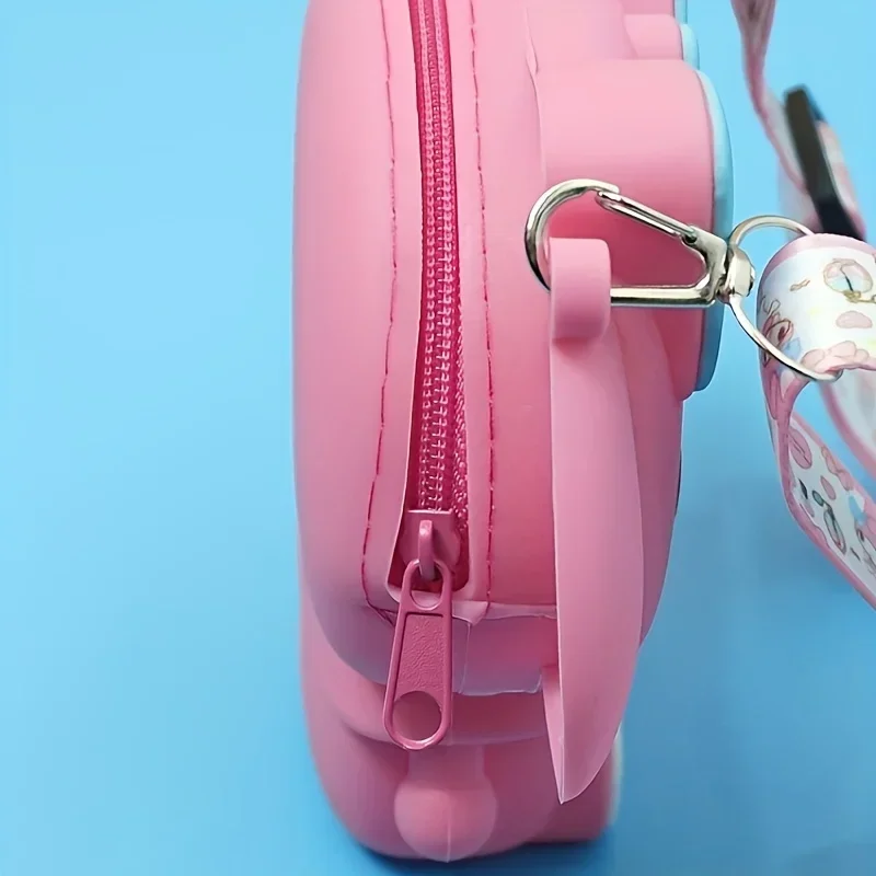 Sac à main en silicone Sanurgente My Melody pour enfants, sac de princesse Kawaii, dessin animé mignon, sac initié en 3D, figurines d'anime, jouets modèles, cadeau