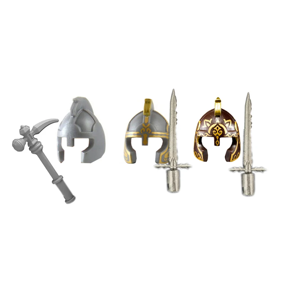 HN576 Children's Toys Classic Fantasy Movies Character Guards Orc Warriors Mini Models Action Figure Building Blocks Kids Toys