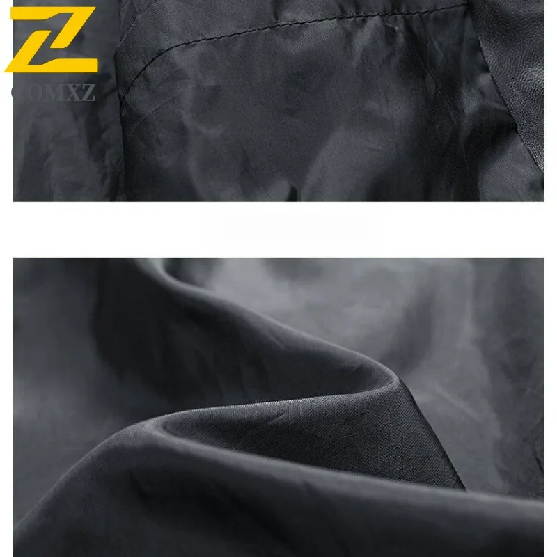 COMXZ Trendy PU Leather Jacket Men High Quality Adventure Windproof Leather Coats Comfort Autumn Motorcycle Leather Jackets