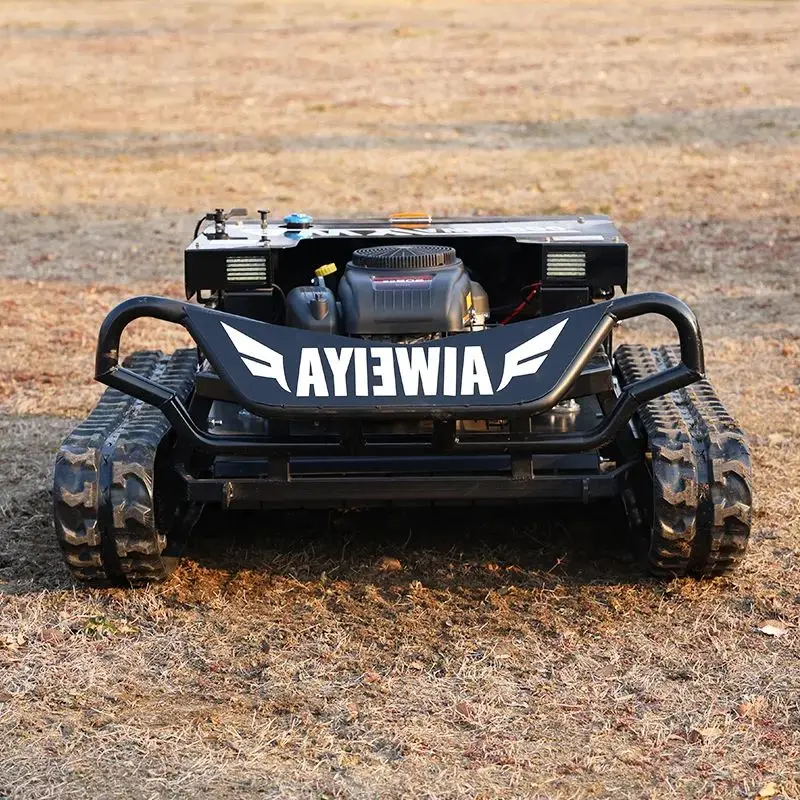 

Индивидуально настраиваемая гусеничная газонокосилка-вездеход с дистанционным управлением, измельчитель травы для сада и фермы с нулевым радиусом поворота