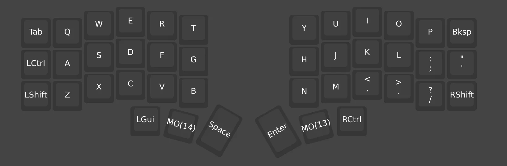 VIAL Keyboard Programable 42 Key Programable Mechanical Split Keyboard Gaming DIY Based on QMK  Hot waps RGB Backlit Keypad Kit