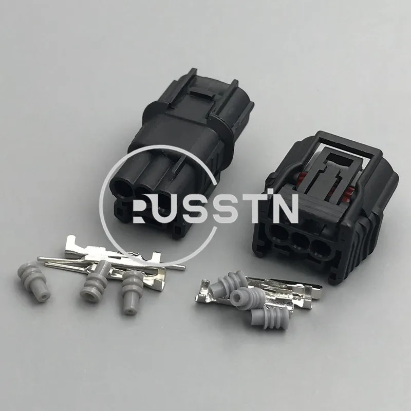 1 Set 3 Pin 6189-7037 6188-4775 Waterproof Auto Electrical Ignition Coil Socket AC Assembly Car Light Connector For Honda