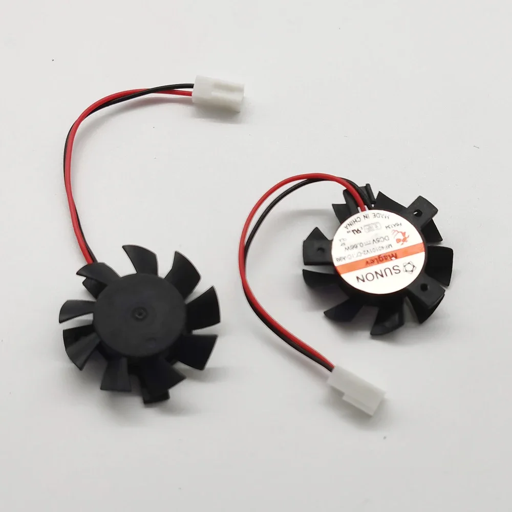 

2 PCS Original SUNON MF40100V2-C01C-A99 Rotary leaf diameter 37MM Pitch 20-26-26MM Graphics card silent fan