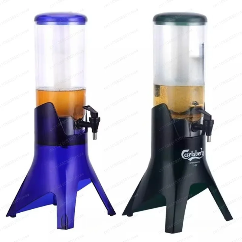 Commercial draft beer machine  beer cannon with faucet pour 3 liter container bar KTV special wine tower