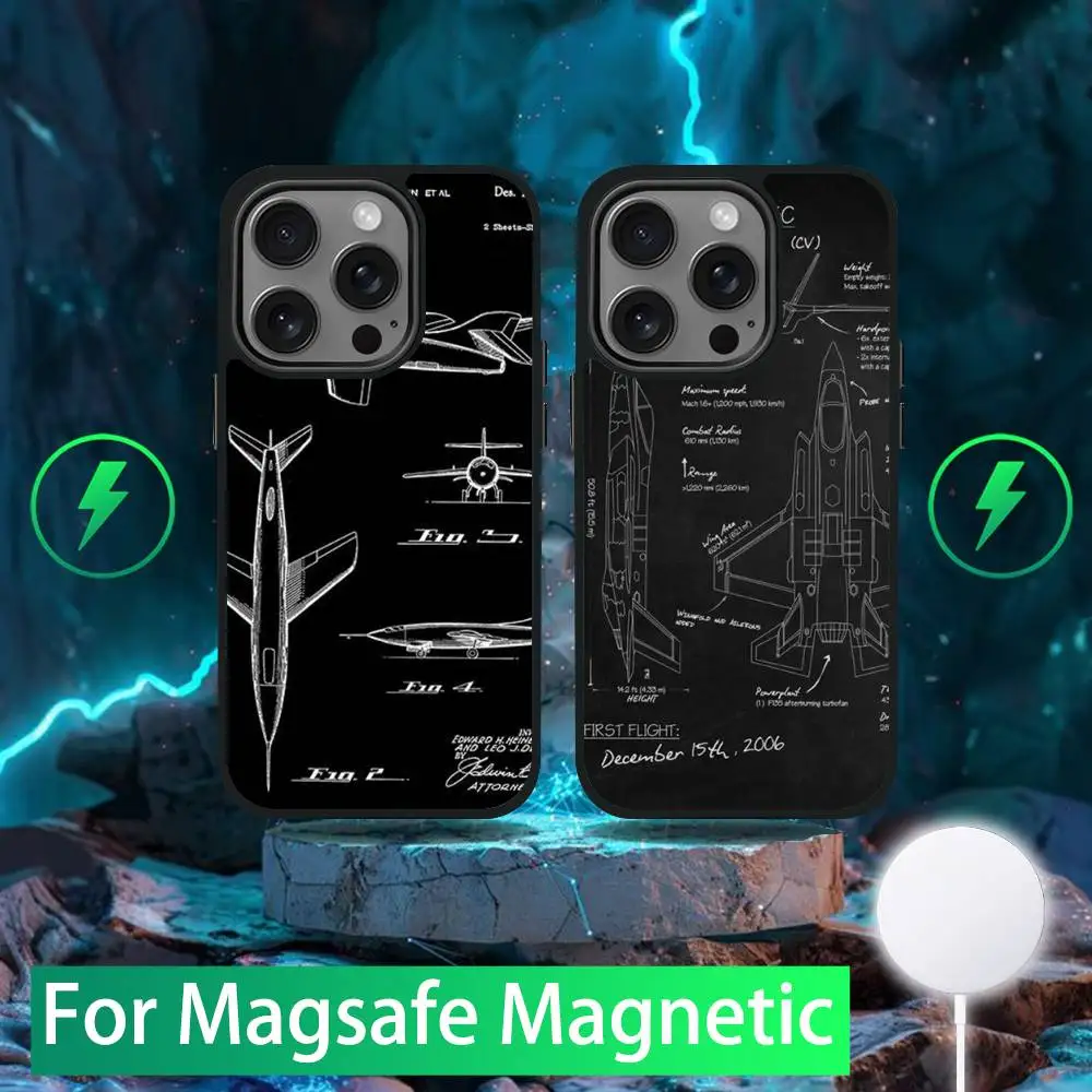 

Aircraft Helicopter Airplane Phone Case For iPhone 16,15,14,13,12,11,Pro,Max,Plus,Mini,SE New Magsafe Magnetic Wireless Charging