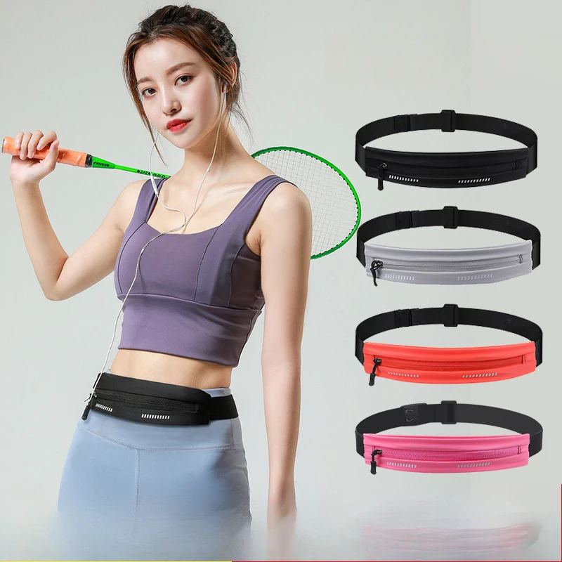 

Waist Running Bags Women Sports Fitness Waterproof For Money Phone Holder Jogging Training Key Belt Bike Accessories Pouch Packs