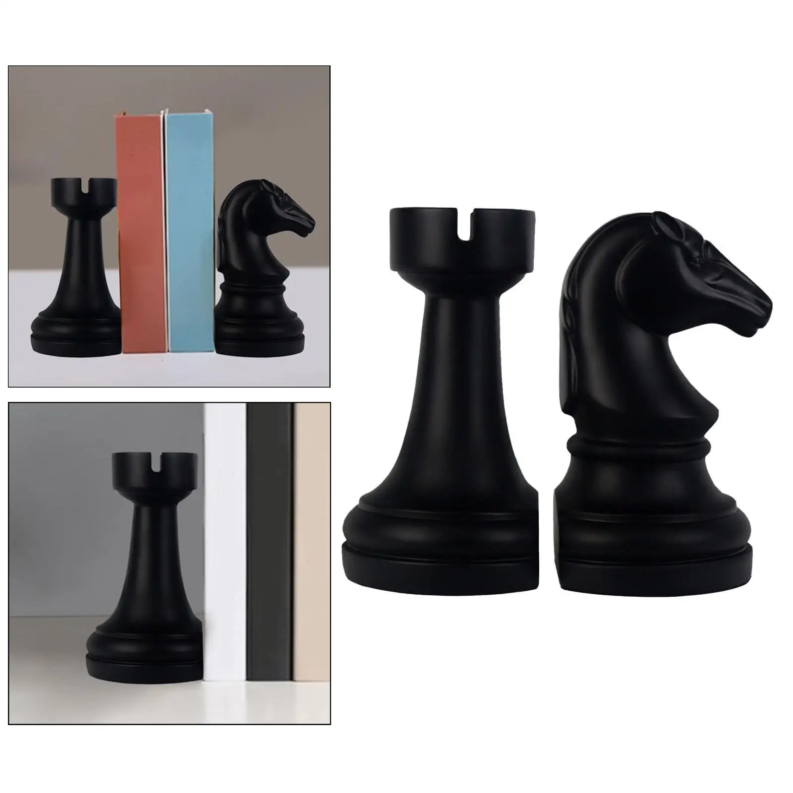 Chess Bookends Unique Bookends Decor Chess Piece Bookend  Desktop