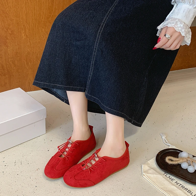 Damskie miękkie zamszowe baler – Women Shoes For Walking recenzja i cena