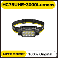 NITECORE HC75 UHE  Rechargeable E-Focus Work Headlamp 3000Lumens Max Beam Distance 192m Included 5500mAh Battery