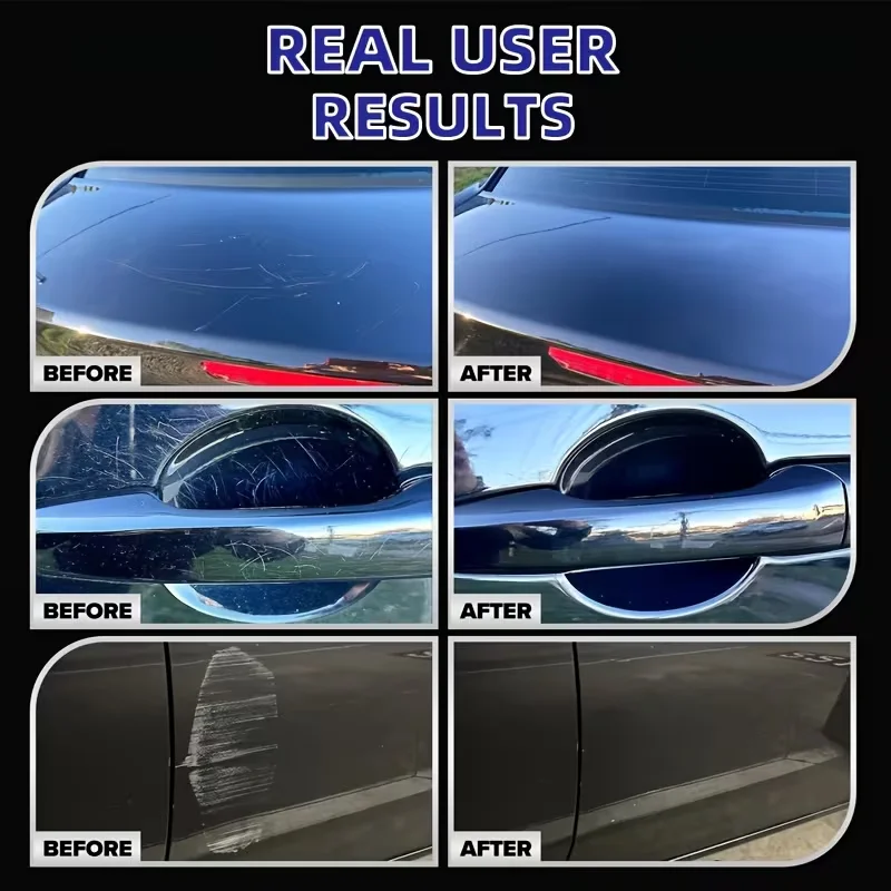 Restaurador de tinta para carro, repara facilmente arranhões, fosco ou outras imperfeições, melhora o brilho da pintura, restaura a beleza da aparência. Sc