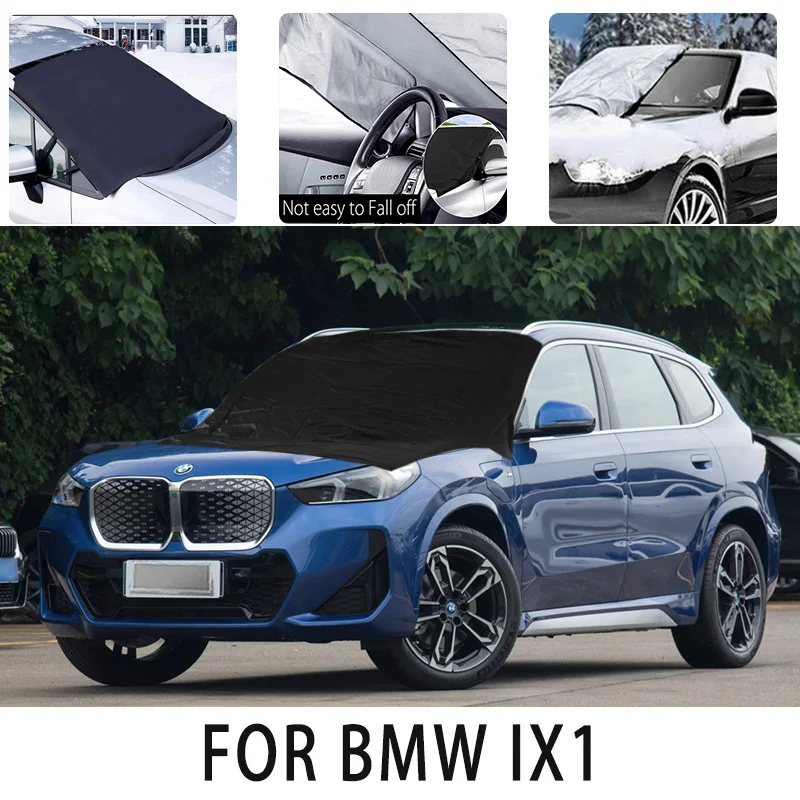 BMW IX1 용 카스노우 전면 커버, 눈 보호 단열 쉐이드, 자외선 차단, 바람 서리 방지, 자동차 액세서리