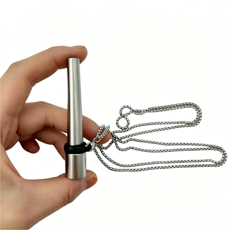 Stainless Steel Hookah Mouthpiece with Hang Rope Strap Shisha Mouth Tips for Chicha Narguile Water Pipe