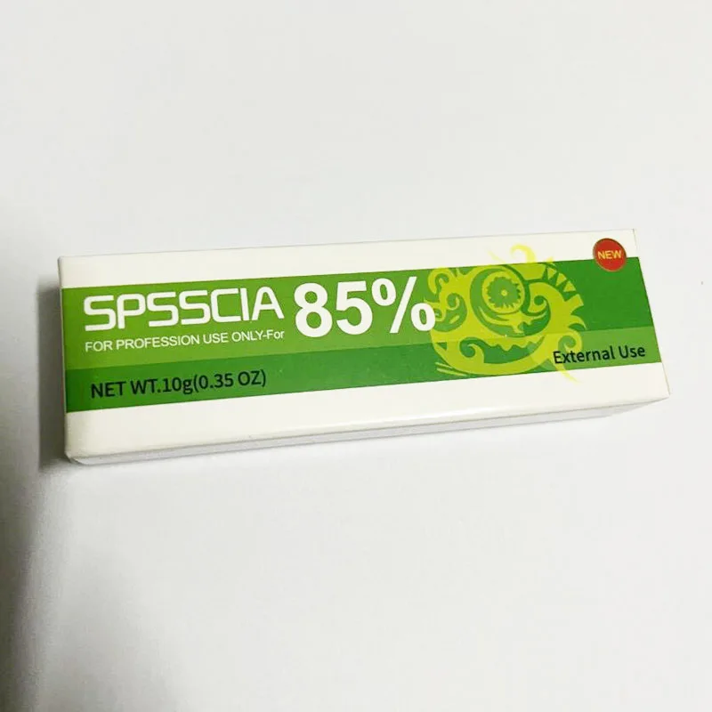 SPSSCIA-Crema de tatuaje para antes de maquillaje permanente, ORIGINAL, 85% verde, Microblading para cejas y labios, 10g