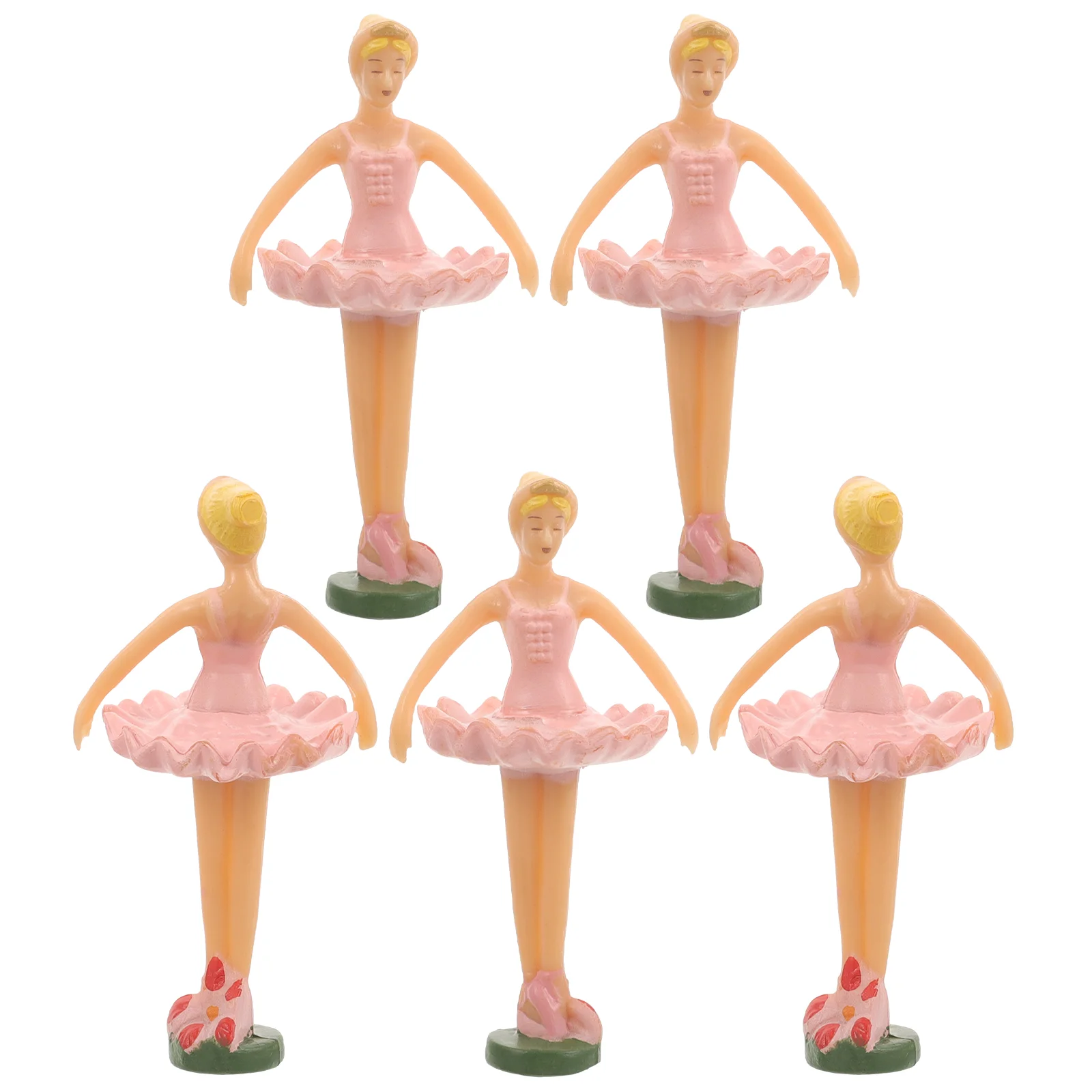 

5 Pcs Music Box Figurine Ballet Dancer Decorations Dancing Girl Princess Ornament