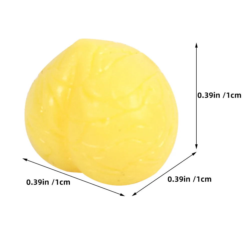 20Pcs Mini Peach Stress Relief Squeeze Creative Anxiety Decompression Fruit Hand Plaything for Office Party Relaxing Sensory Fun