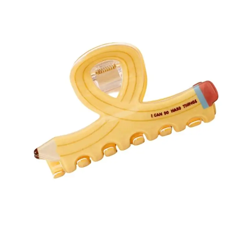 39BD Stationery Theme Hair Claw Clip for Quick Everyday Hairdos Daily