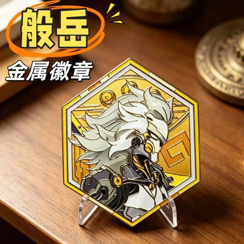 Banyue Tongren Original Design Two-dimensional Metal Badge Exquisite Decoration Versatile Metal Brooch Game Merchandise