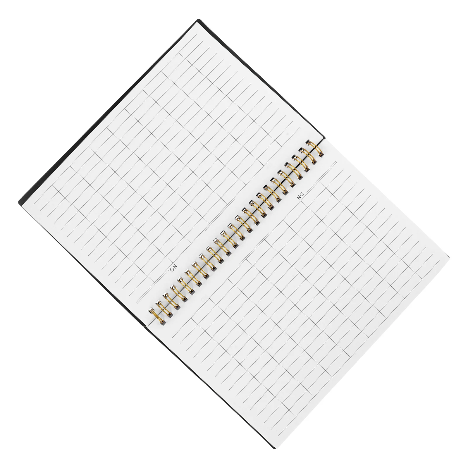 كتاب سجل المخزون للأعمال مع صفحات مبطنة فارغة غطاء PP تتبع الأسهم السجلات المالية حفظ مكتب مستودع المدرسة