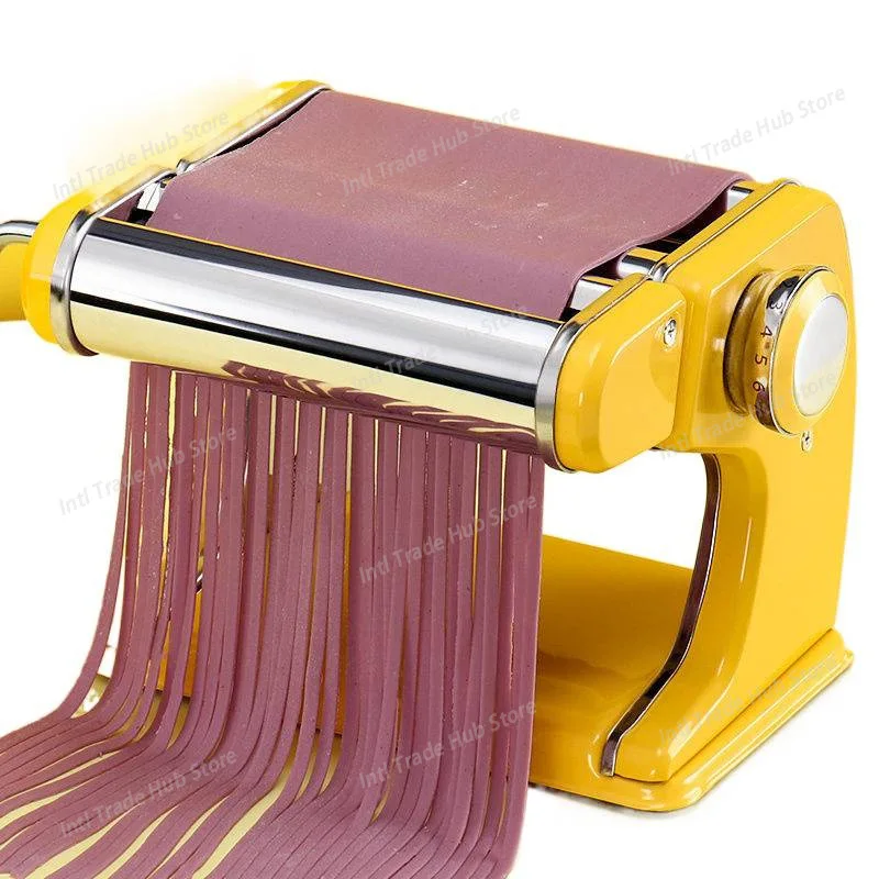 Manual Noodle Press, Multi-Functional Home Machine for Making Noodles and Dumpling Wrappers, Compact and Convenient