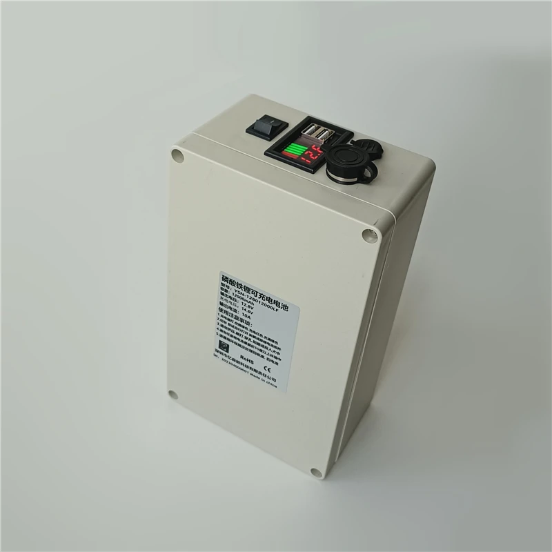 Batteria 12V 14.6V 12AH 72AH LiFePO4 per utensili elettrici, luci, motore, sostituire la banca di alimentazione di emergenza UPS al piombo