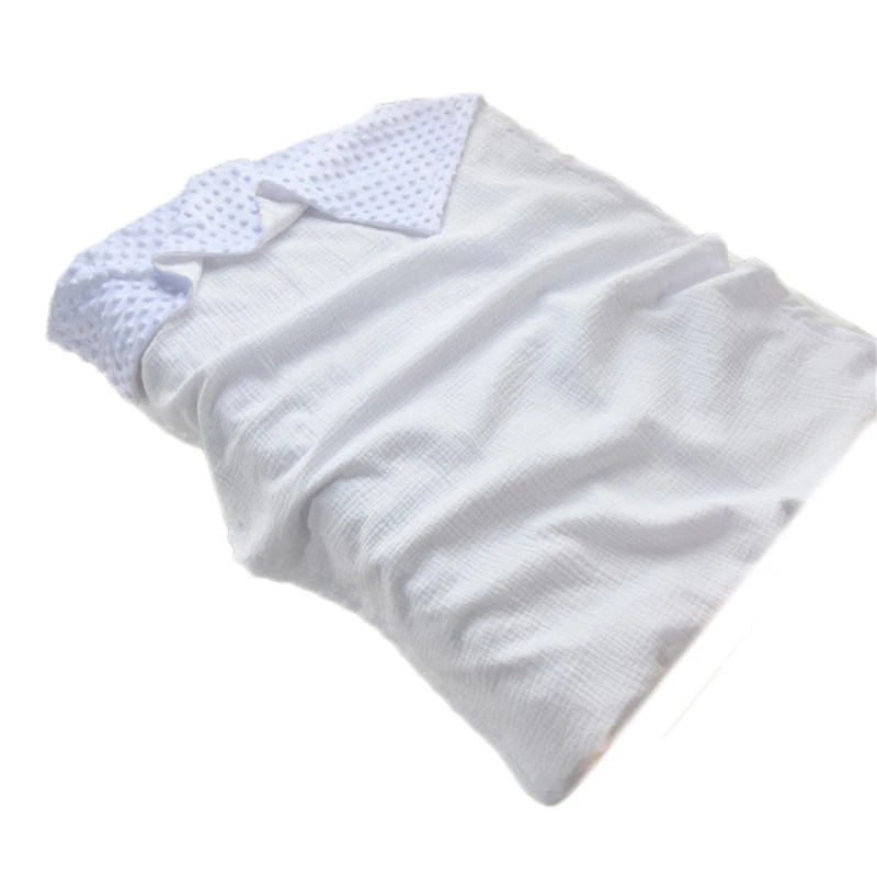 B2EB – couverture haricots pour nouveau-nés, couettes confortables pour bébé, tissu enveloppant, serviette bain respirante