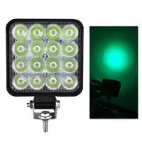 1Pcs LED Green Work Lights Waterproof 48W Spotlight Off Road Headlights 12V 24V 6000K Led Work Light For Tractor ATV UTV Truck