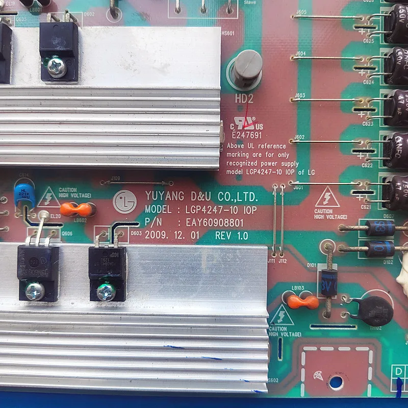 Placa de alimentación EAY60908801, LGP4247-10 IOP para TV LG 47LE8500-UA 55LE5400-UC 55LE5500 55LE5300 47LS4600 42LE8500 47LX9900 55LE7500