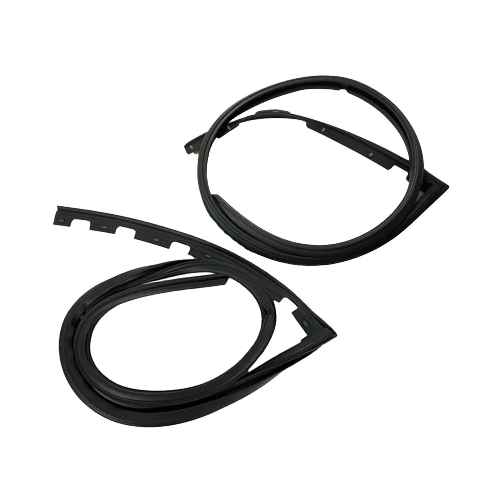 2PCS Front Door Weatherstrip Seal For Honda For Civic Coupe Hatchback 1996-2000 72365-S03-G01,72325-S03-G01