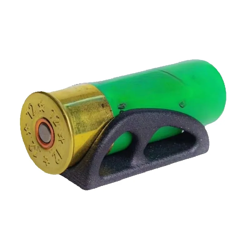 Shotgun Shell Caddy 12GA Shotgun Ammo Shell Holder for Match Saver with 3M Tape for Hunting (Made PA12-plastic)