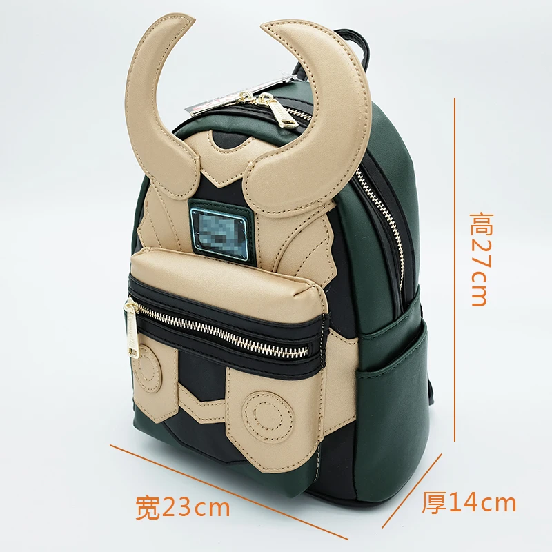 MINISO Disney Loki Surrounding Cute Kids Backpack Mochila Gift PU Leather Pack Travel Girls Baby Handbag for Girls Shoulder Bag