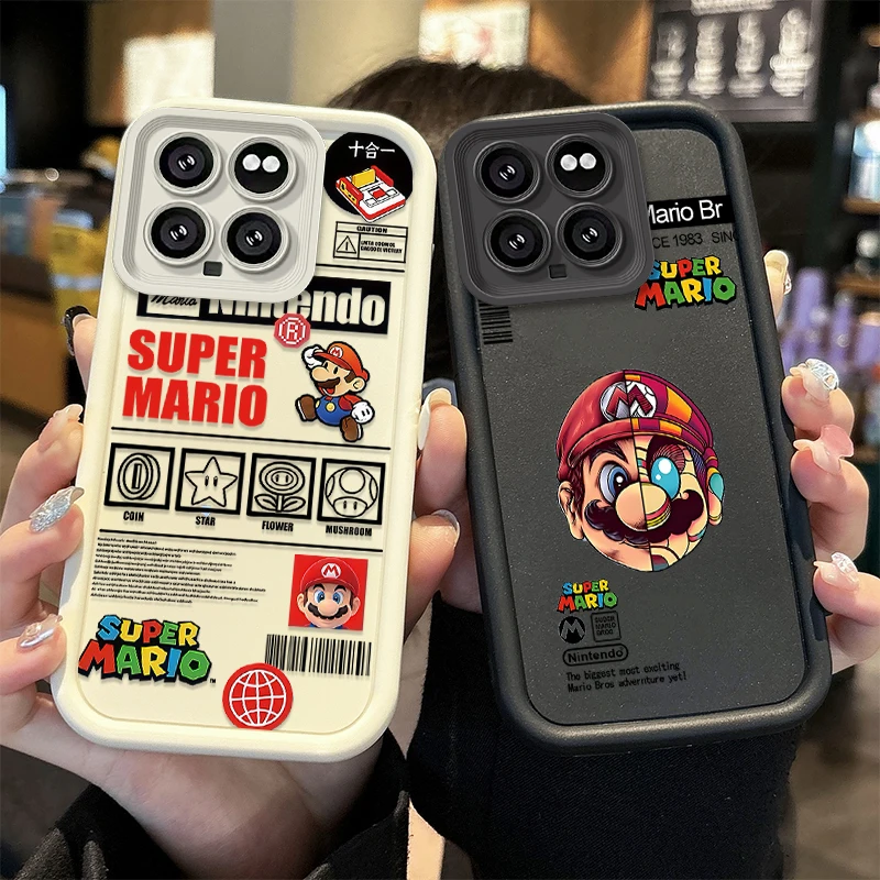 Super M-Mario B-Bros Case For Xiaomi Poco X7 X6 X5 X3 F6 F5 NFC F3 M6 Pro 4G Mi 13 12 11 Lite 5G 14 13T 12T 11T 14T Pro Cover