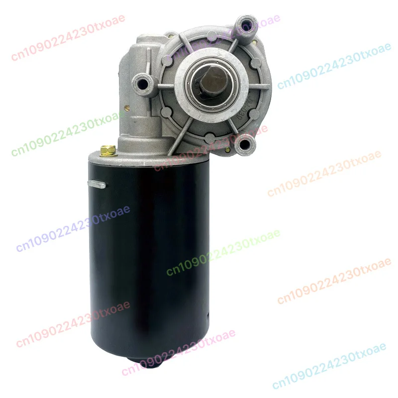 12V 24V 48V 80W DC Motor - Copper Worm Gear Speed Reducer