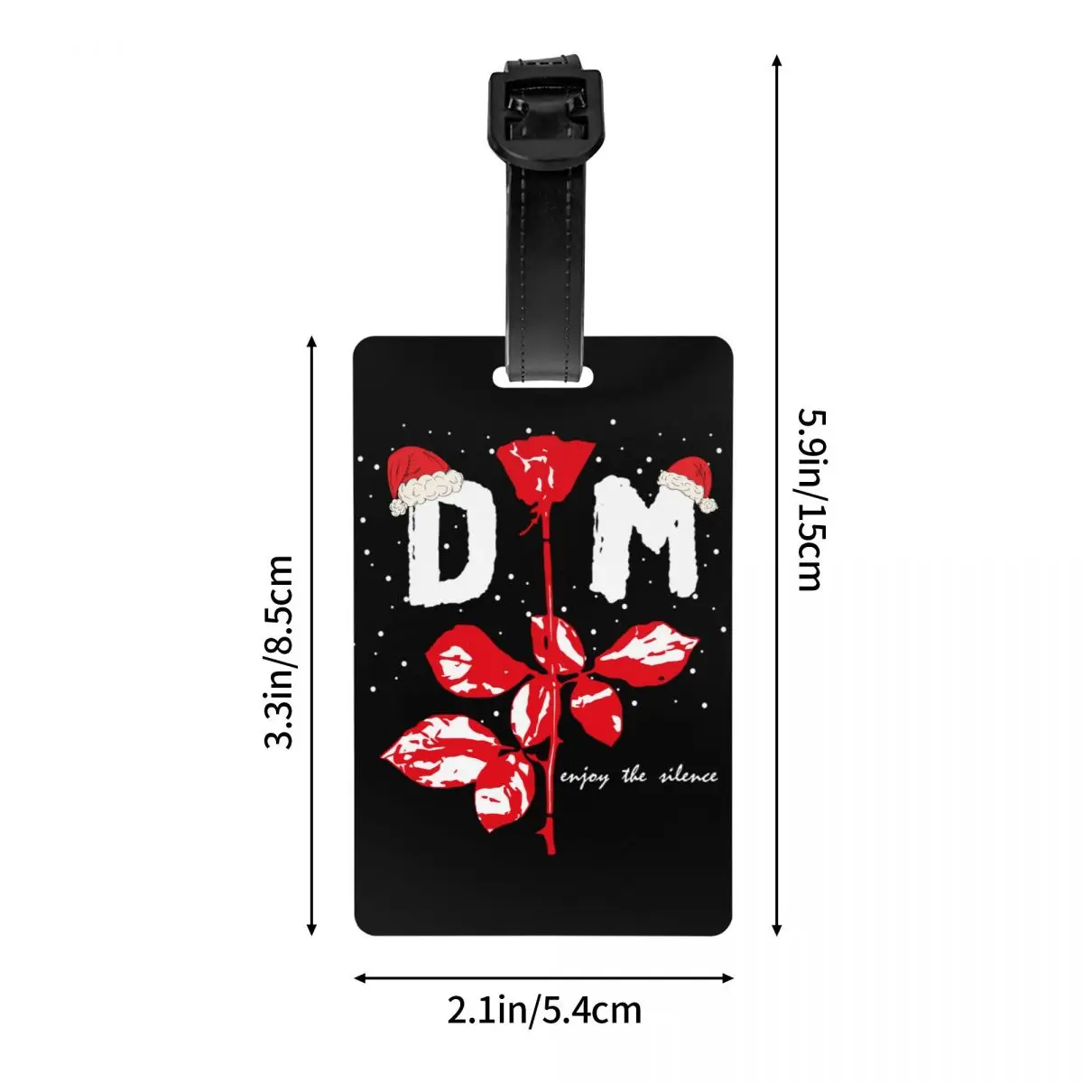 Depeche Luggage Tag, Modo Cool, Proteção de Privacidade, DM Baggage Tags, Travel Bag Labels, Mala