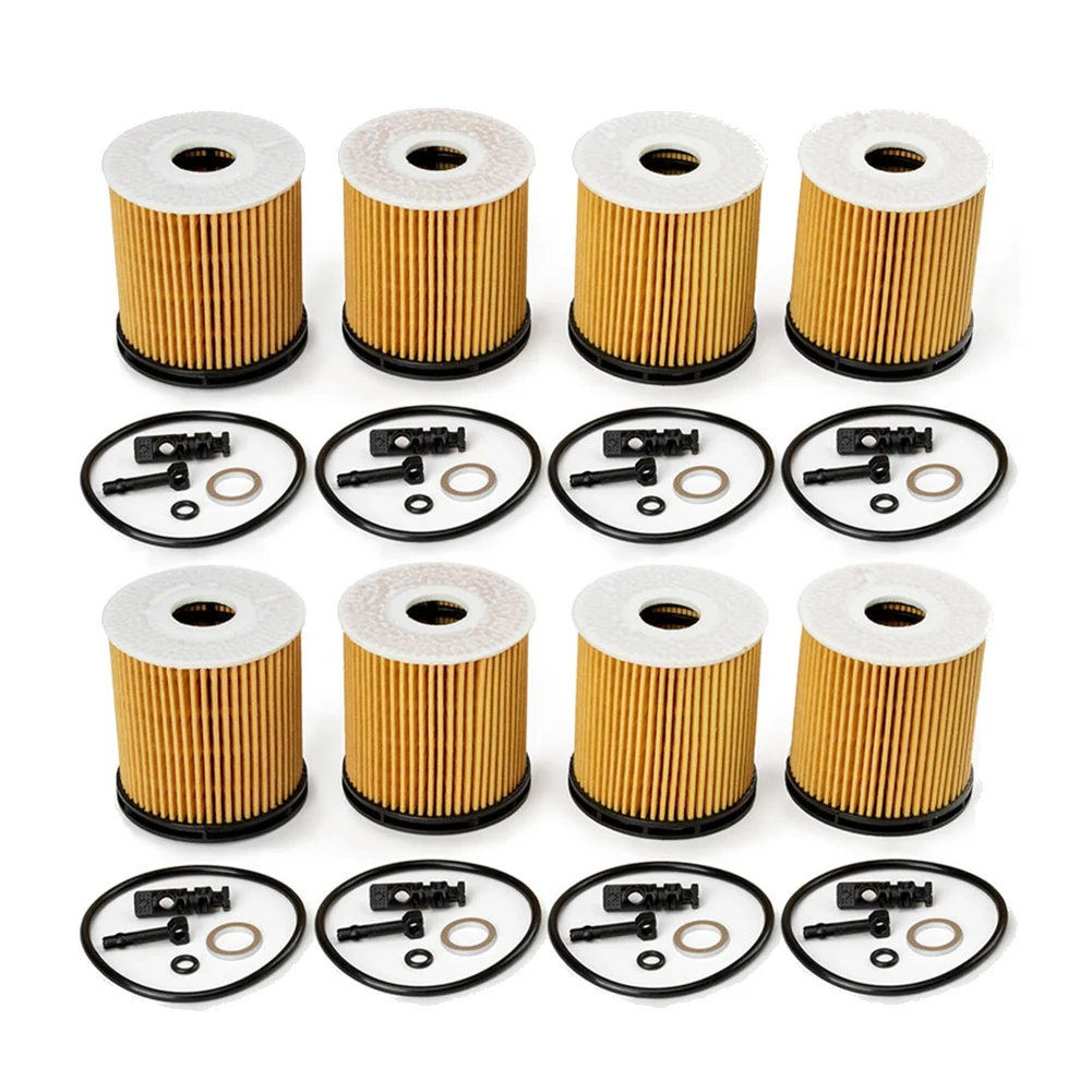 8PCS for KIA K3 Rio 1.6L for Hyundai Elantra 1.5L Oil Filter Assy with Seals 26350-2M000 263502M000 26350 2M000