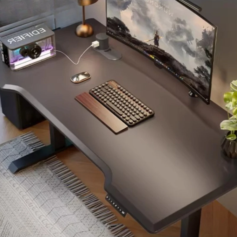Elevating office desk, standing office, computer desk, room, office, and work height adjustment table