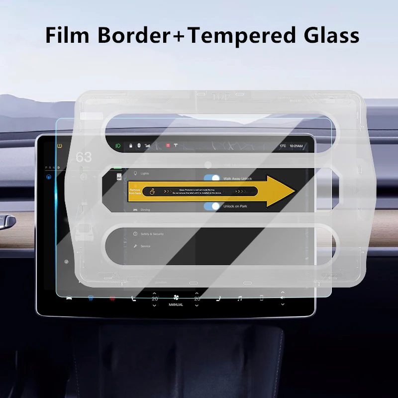 Tesla Model Y/3 Center Console Screen Protector 4
