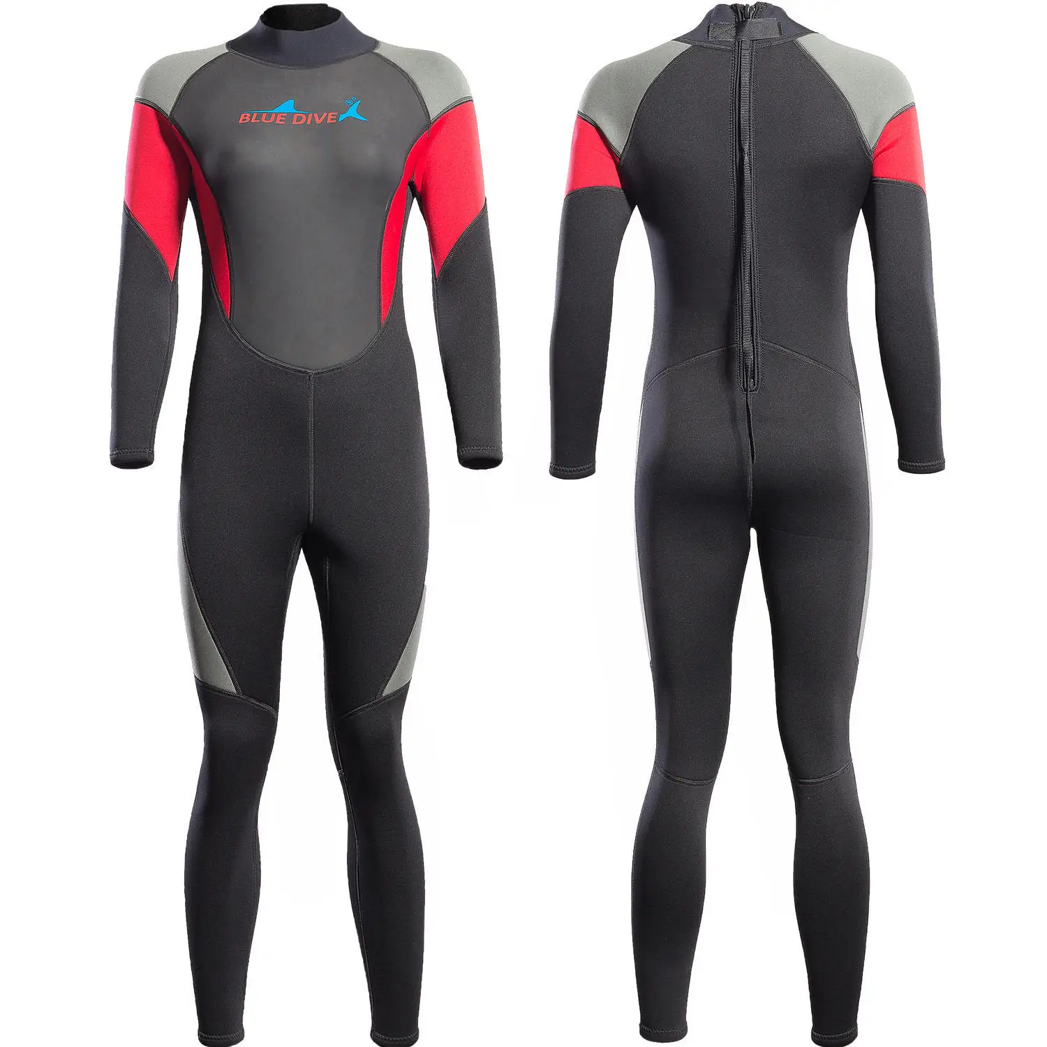 2024 Color Mix One-piece Wetsuit 3mm Diving Suit For Men Warm Catch The Sea Winter Swimsuit For Women Windsurfing Wetsuit