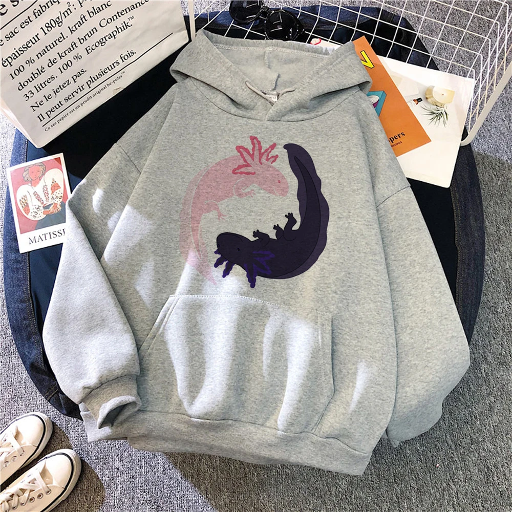 

Ajolote Axolotl hoodies women anime vintage streetwear aesthetic clothes female vintage sweatshirts