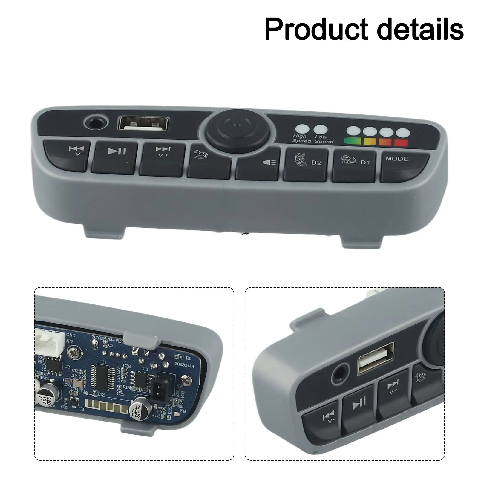 ZCY2157M 12V 24V Control Board With Music Playback Forward Reverse For Child/ren Electric Car Ride On Toy Central Controller