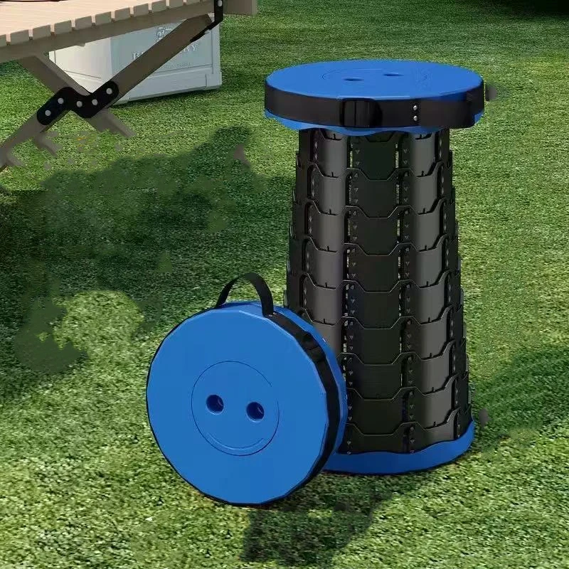 เก้าอี้พับได้แบบพกพา น้ำหนักเบา ทำจากพลาสติก เหมาะสำหรับใช้ในรถไฟฟ้าใต้ดิน ต่อคิว ตั้งแคมป์กลางแจ้ง ตกปลา