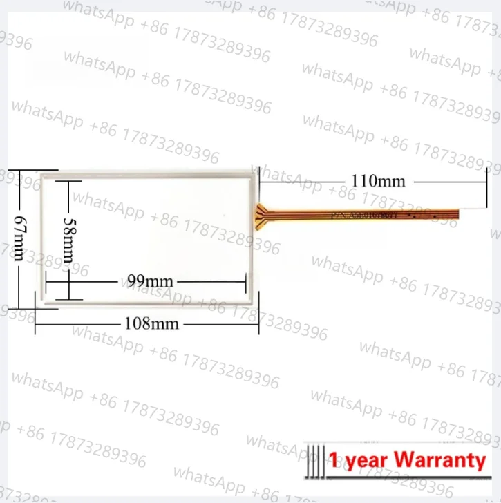 Digitalizador de Panel de cristal de pantalla táctil para 6AV6545-5EB00-0BJ0 6AV6 545-5EB00-0BJ0 MP370 Panel de pantalla táctil táctil de 15 "y etiqueta frontal