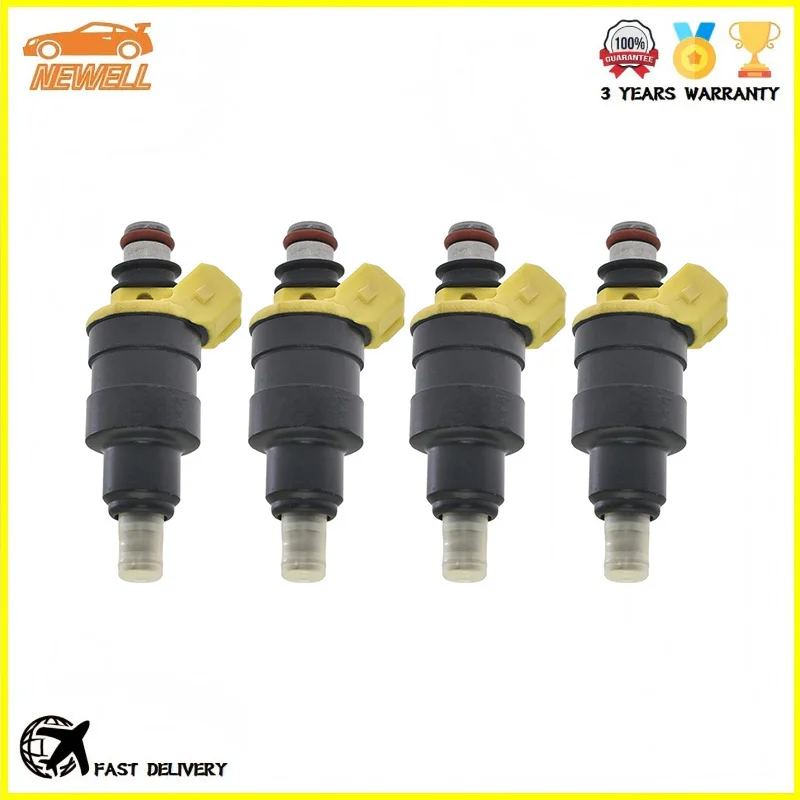 4pcs 195500-1330 1955001330 Fuel Injector For Subaru XT 2.7L H6 1988-1991 Mazda 626 2.0L I4 1986-1987