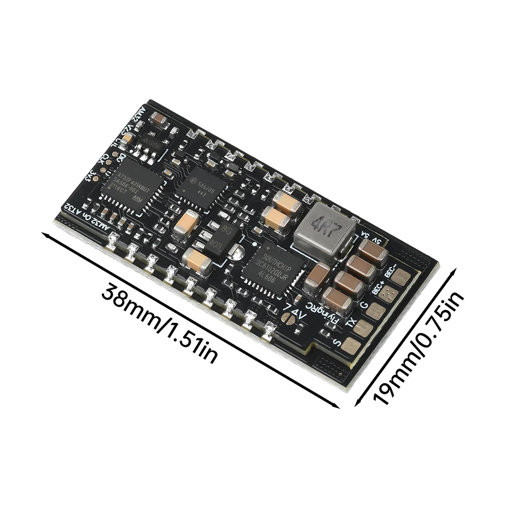 Controlador electrónico de velocidad de Motor sin escobillas 3 ~ 6S AM32, controlador de velocidad de Motor BEC para vehículo aéreo FPV
