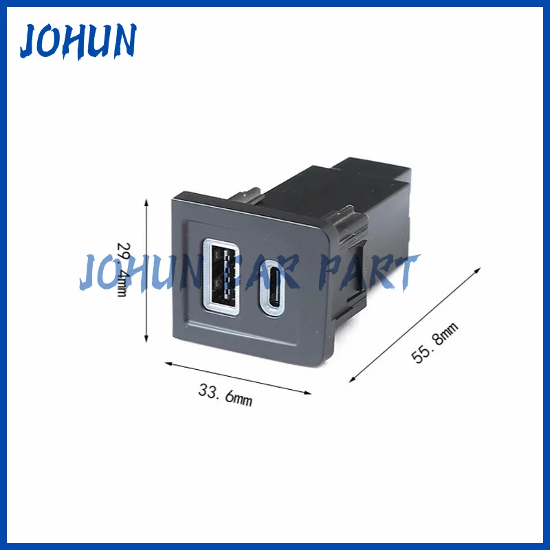 ل VW Volkswagen Multivan T5 2008-2015 مقبس شاحن السيارة المزدوج USB PD نوع C شحن منفذ محول الطاقة ملحقات الهاتف #2