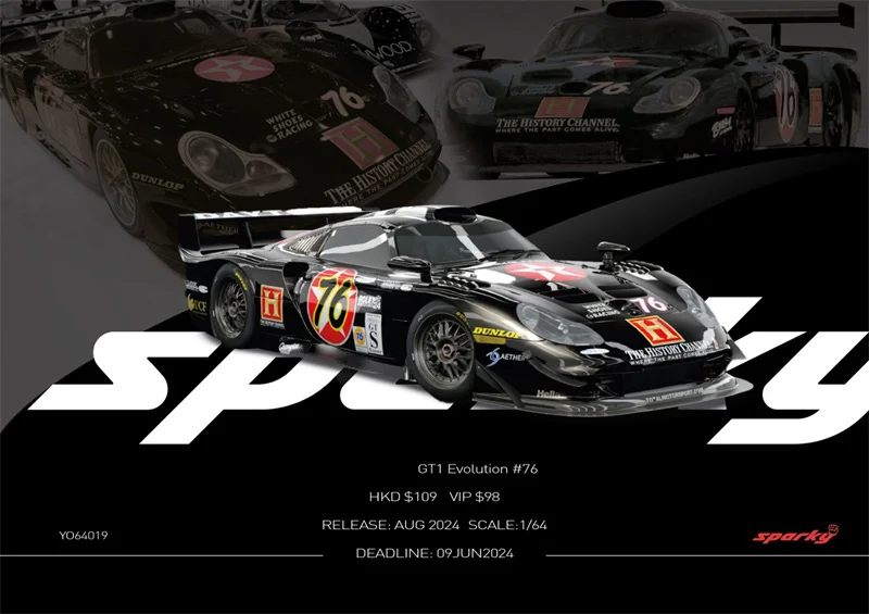 **Pre-Order** Sparky X Tiny 1:64 GT1 Diecast Model Car