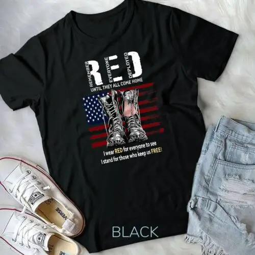 Red Remembrance Until They All Come Home T-Shirt Unisex T-shirt