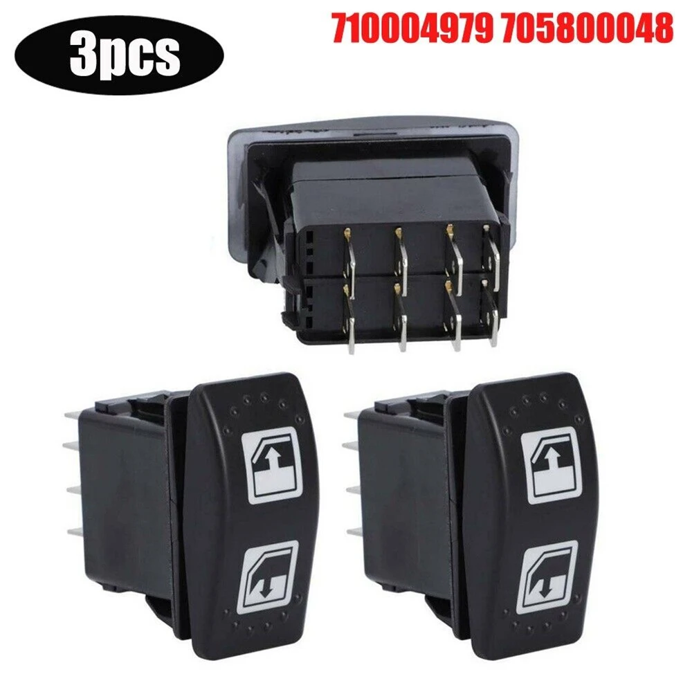 3PCS For Defender Max LH Power Window Switch 705800048 710004979 Left Hand NEW Practical And Durable Easy To Use