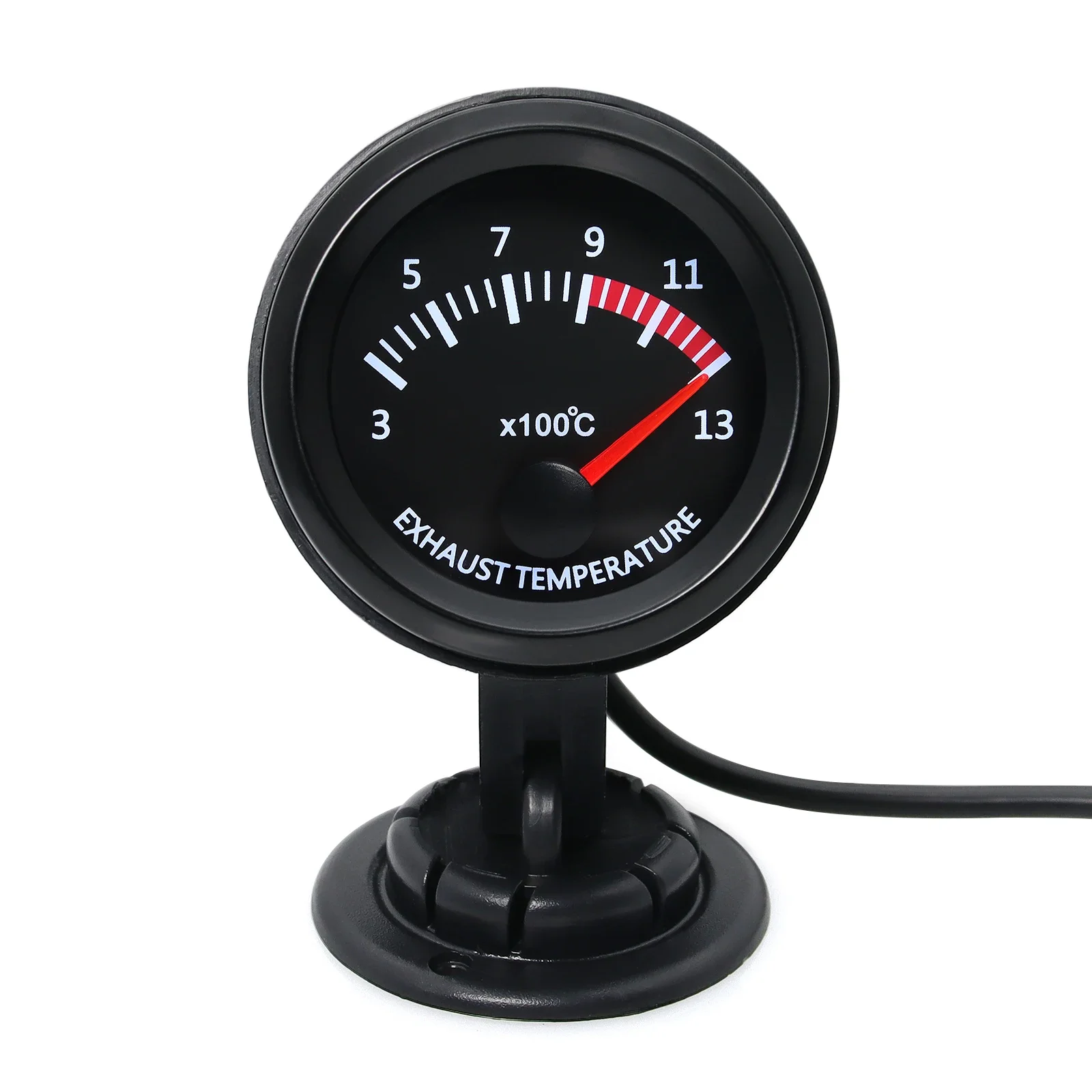 Universal Car Exhaust Gas Temperature Gauge 300~1300 Celsius with 1/8NPT Sensor Digital Exhaust Gas Temp Gauge for 12V Car