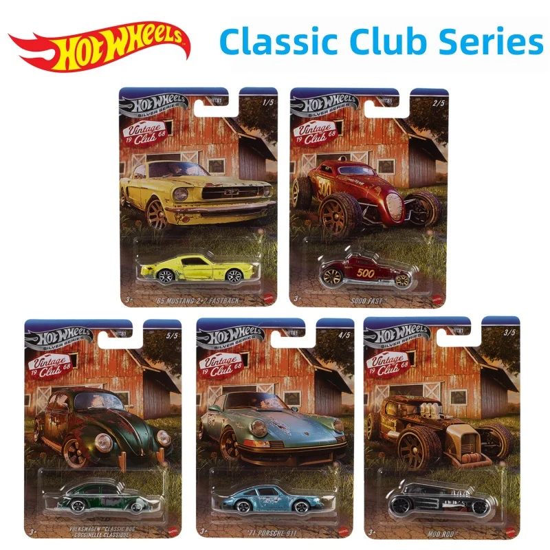 

В наличии: Оригинальная модель автомобиля Hot Wheels Classic Club Mustang Beetle, ретро, из сплава, HRT81, серебристая этикетка, литая, игрушка, подарок для мальчика